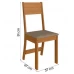 CONJ MESA ALICE 0.90 RED C/4CAD INDESKES