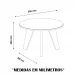 MESA CENTRO ARTELY ESPANHA OFF WHITE